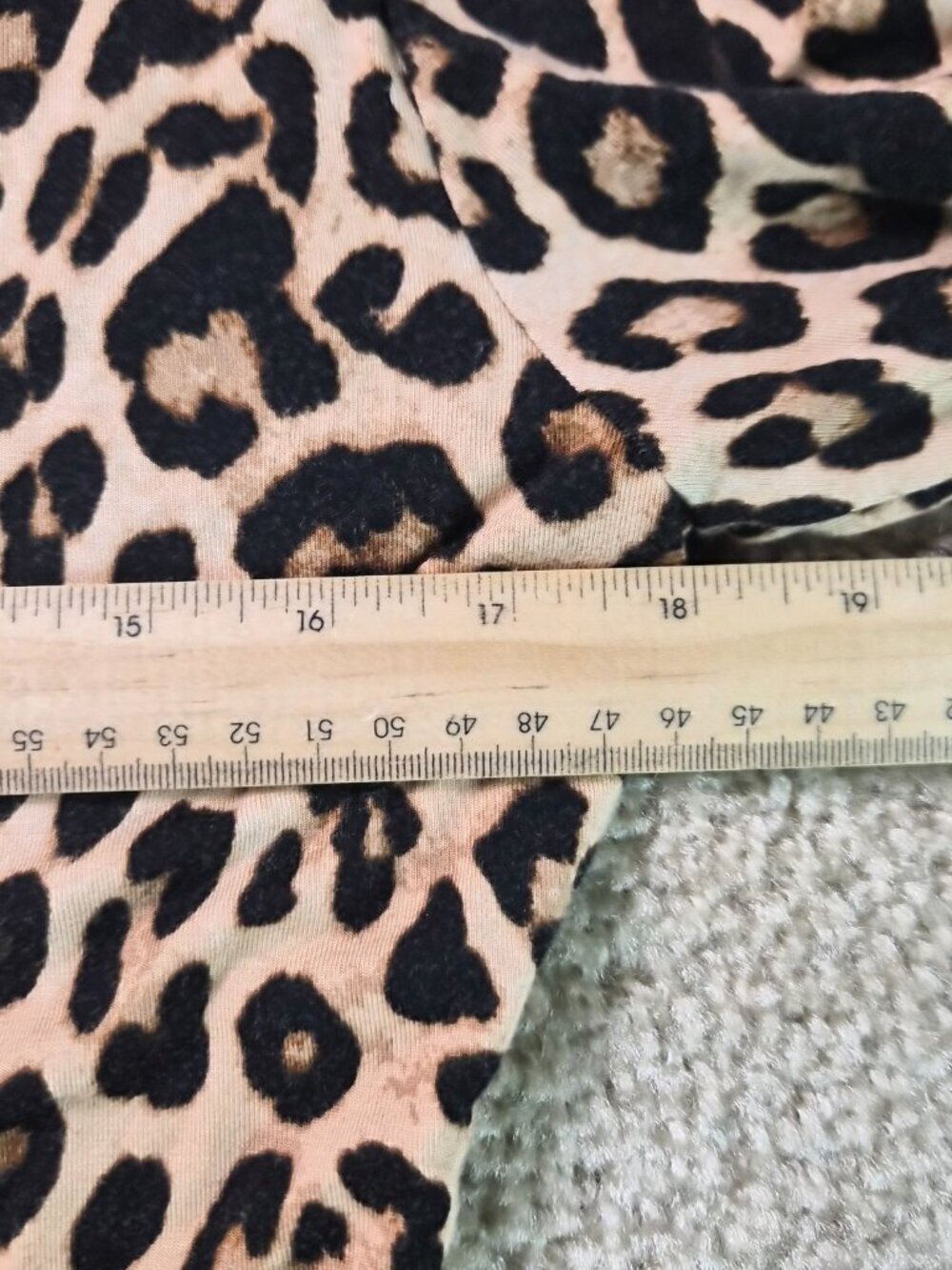 Good American Dress Caramel Leopard Print Long Sleeve Maxi Size XL Stretch G449 - Picture 6 of 11